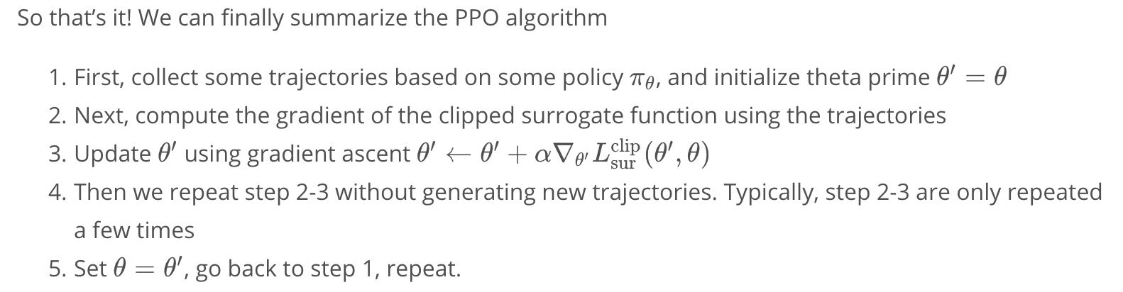 PPO Summary