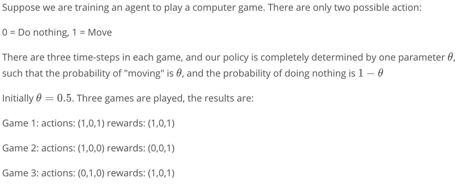 Policy Gradient Derivation